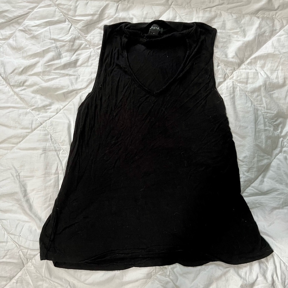 V Cut out tank top